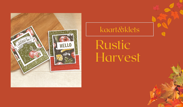 Rustic Harvest -Kaart&Klets