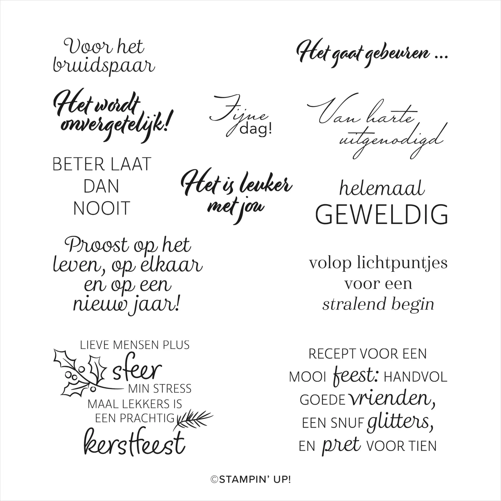 Stampin'Up! Onvergetelijk Feestelijk