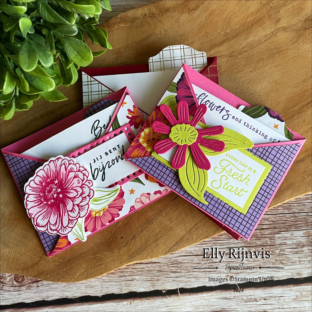 Stampin'Up! Flowering Zinnia's