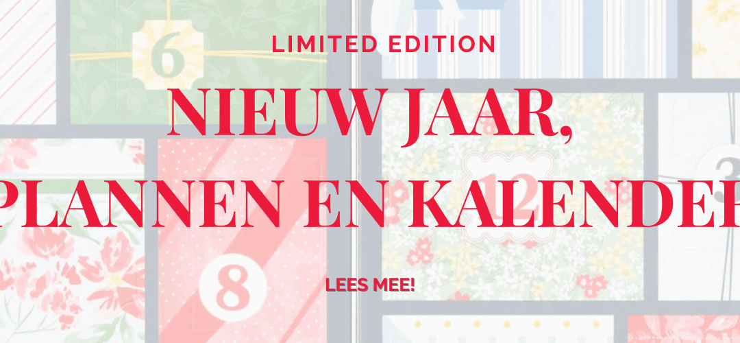 Een nieuw Stampin’ Up! jaar vol plannen, workshops en een Adventkalender
