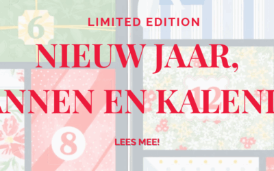 Een nieuw Stampin’ Up! jaar vol plannen, workshops en een Adventkalender