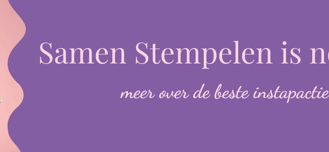 Samen stempelen is nóg leuker – instapactie oktober!