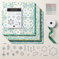 Elegant Pines&Snowflakes - € 12,00