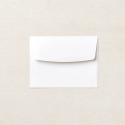 6 luxe witte enveloppen - € 2,00