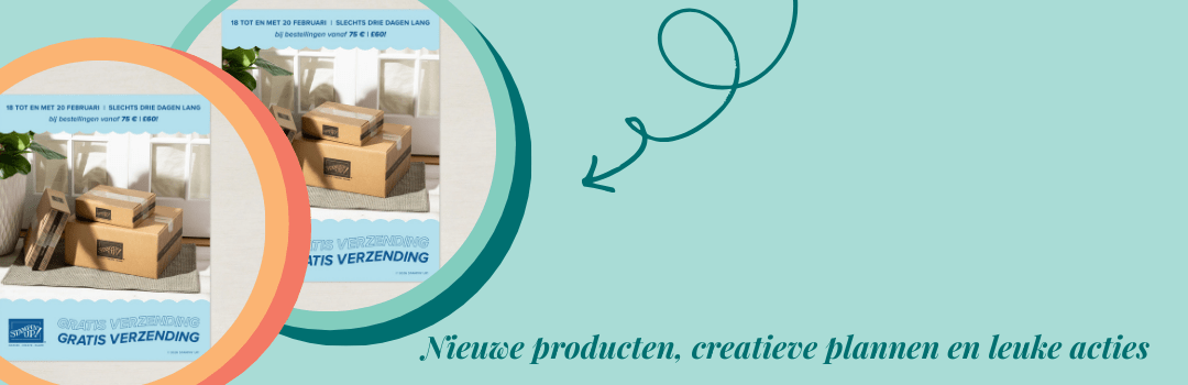 Gratis verzending Stampin’ Up februari