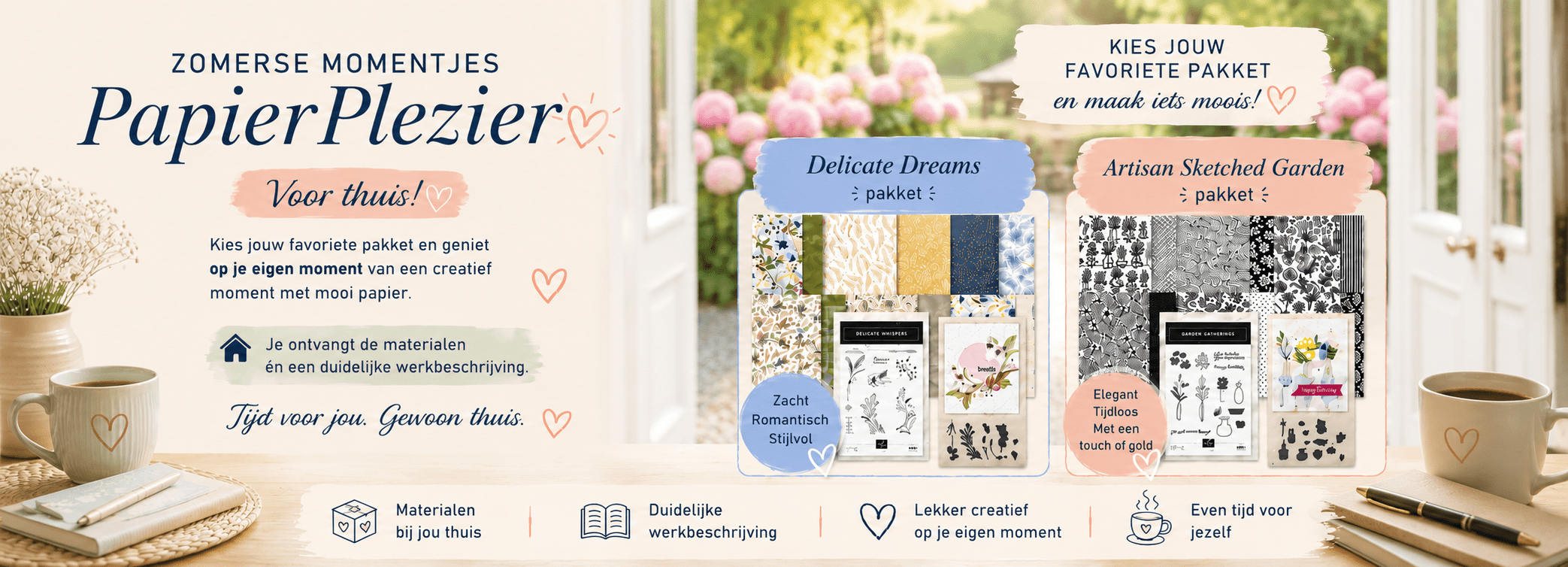 Zomers momentje banner